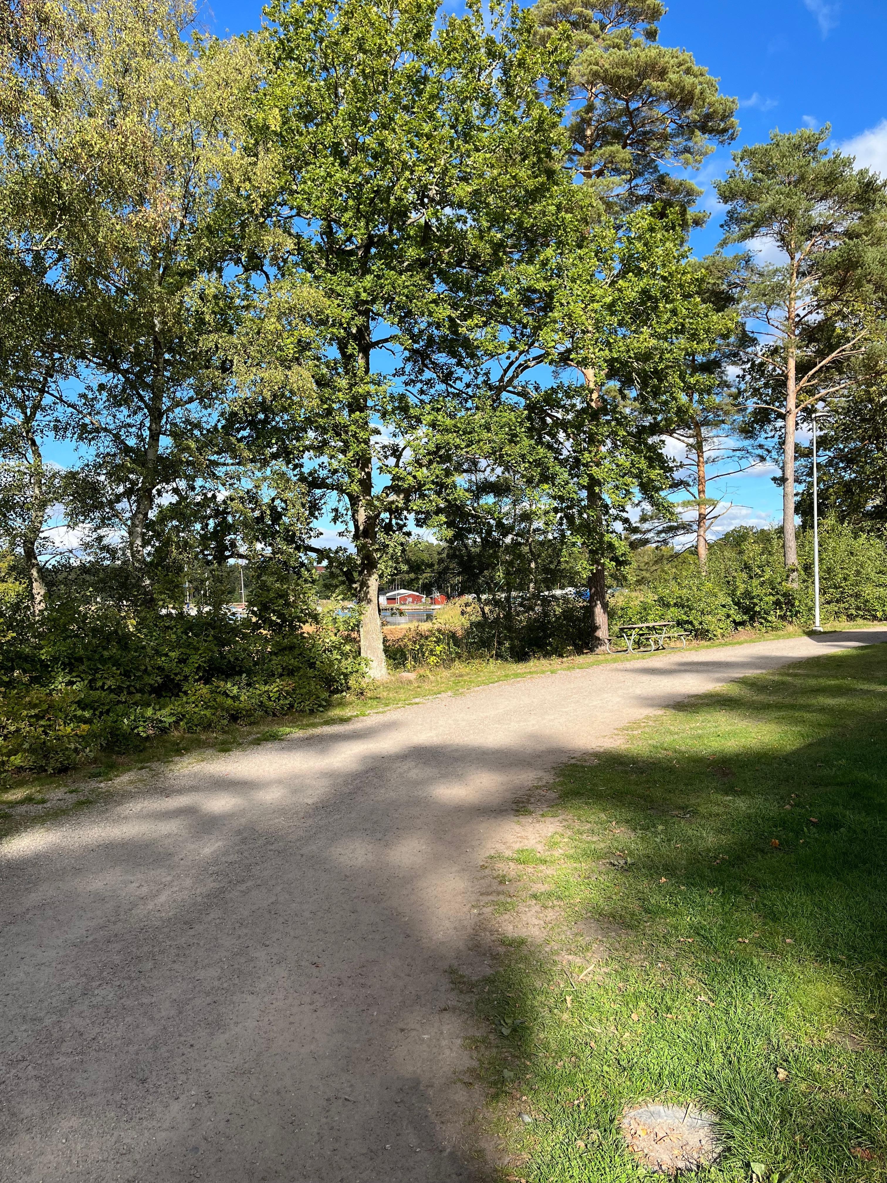 Fina promenad vägar/stigar