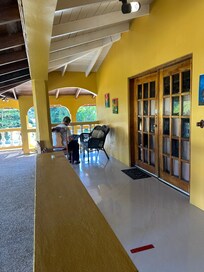 In front of our room