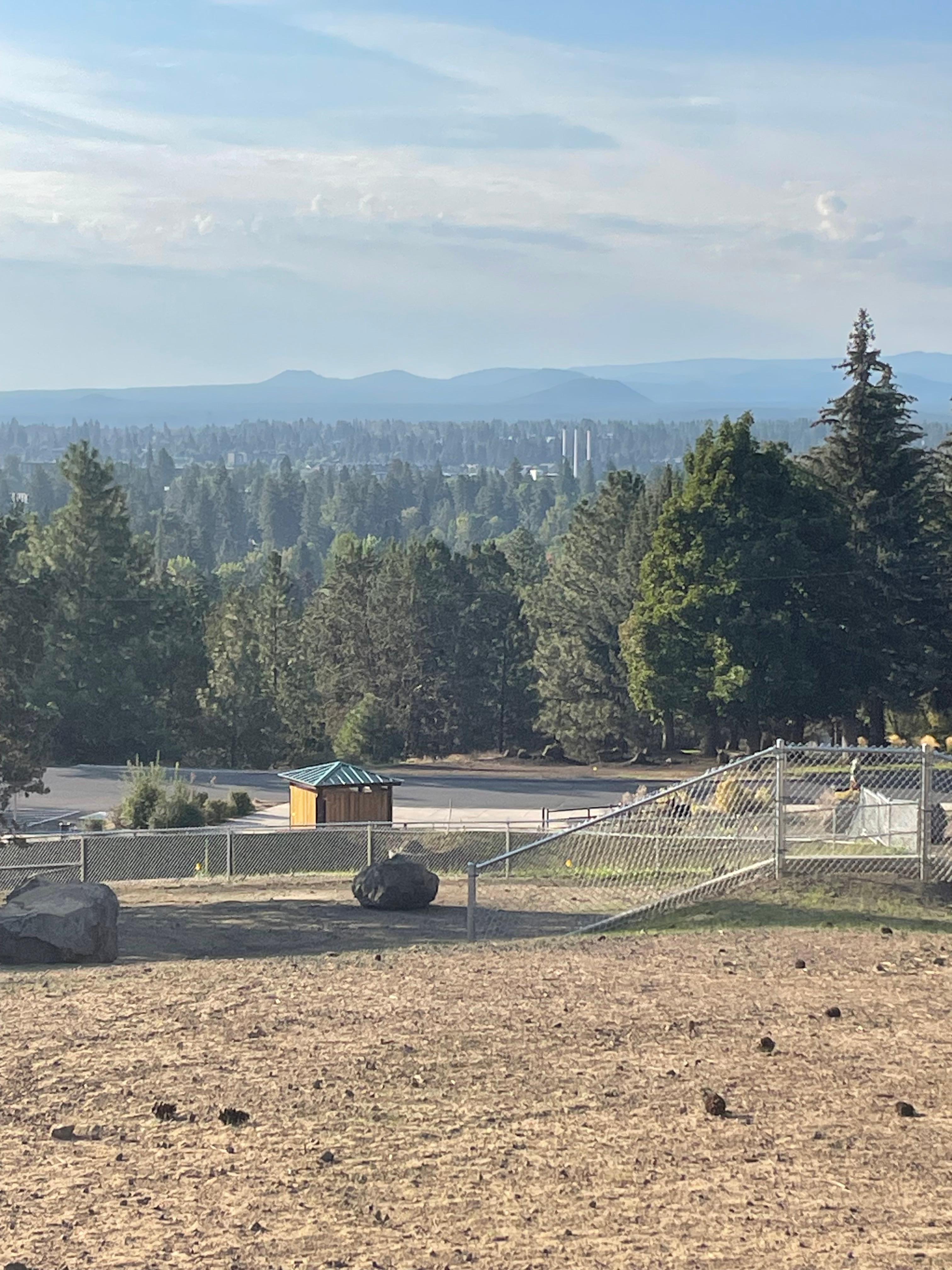 View from a nearby off leash dog park 