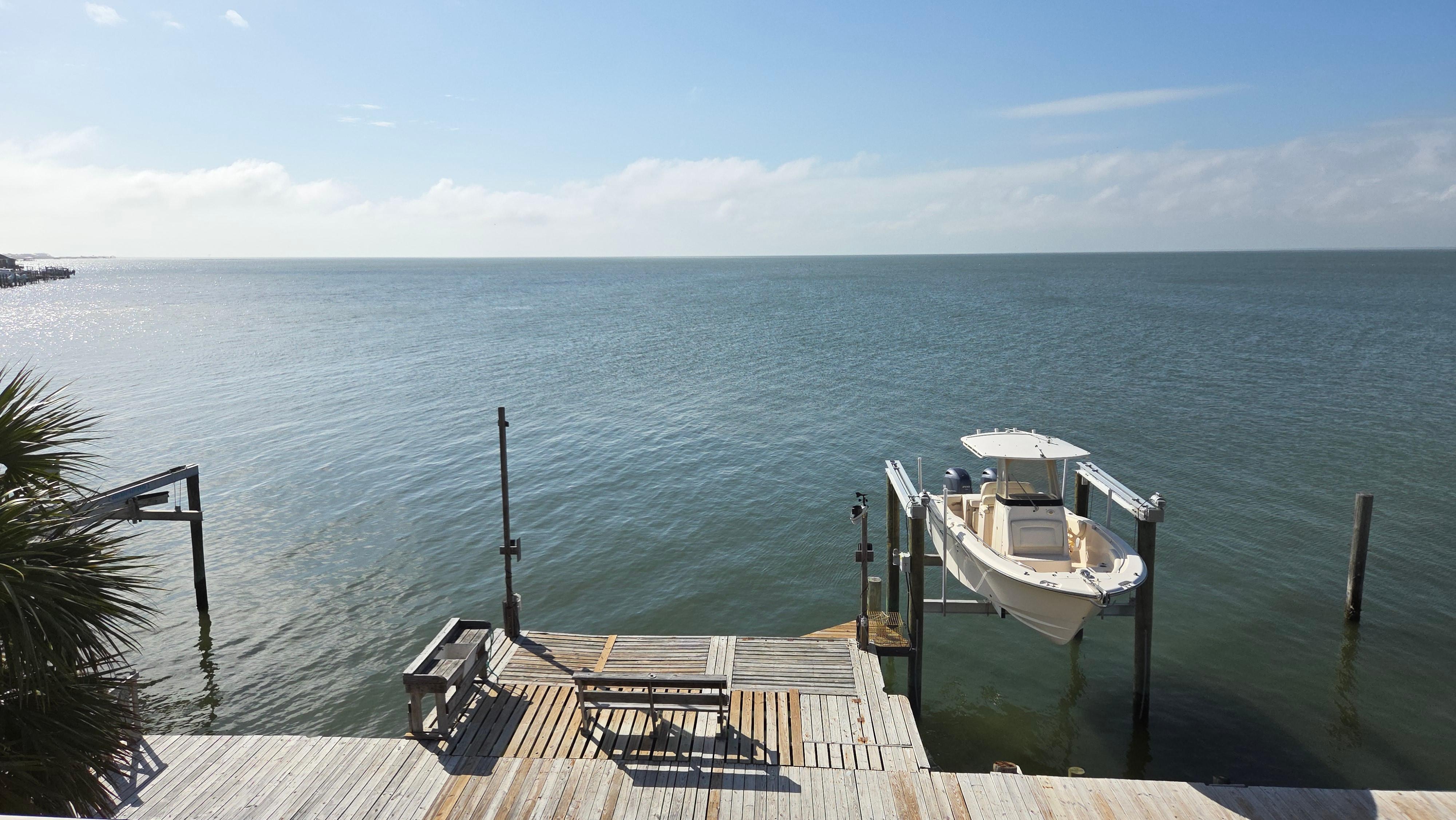 View from the upstairs balcony 