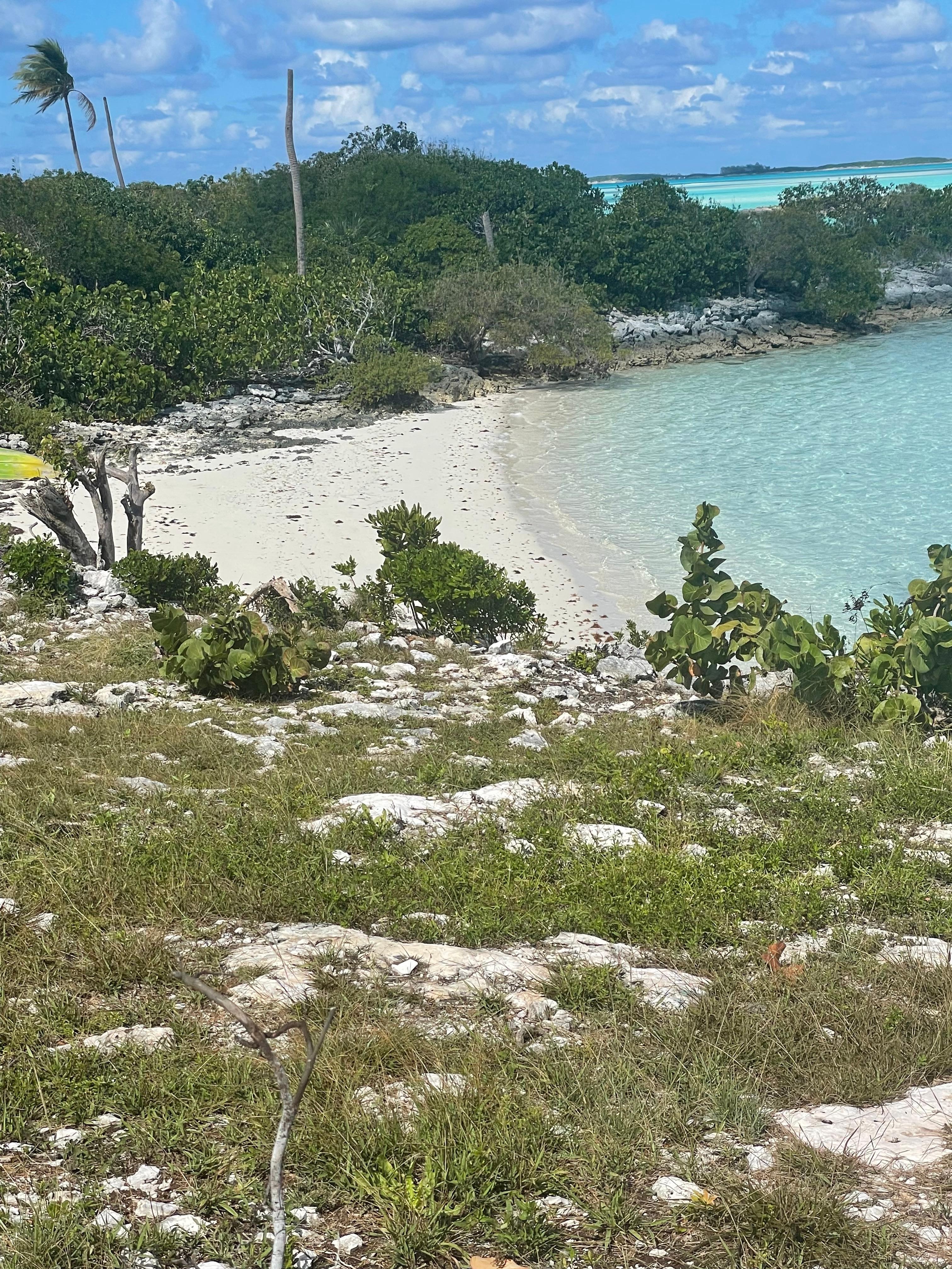 View of beach from property.