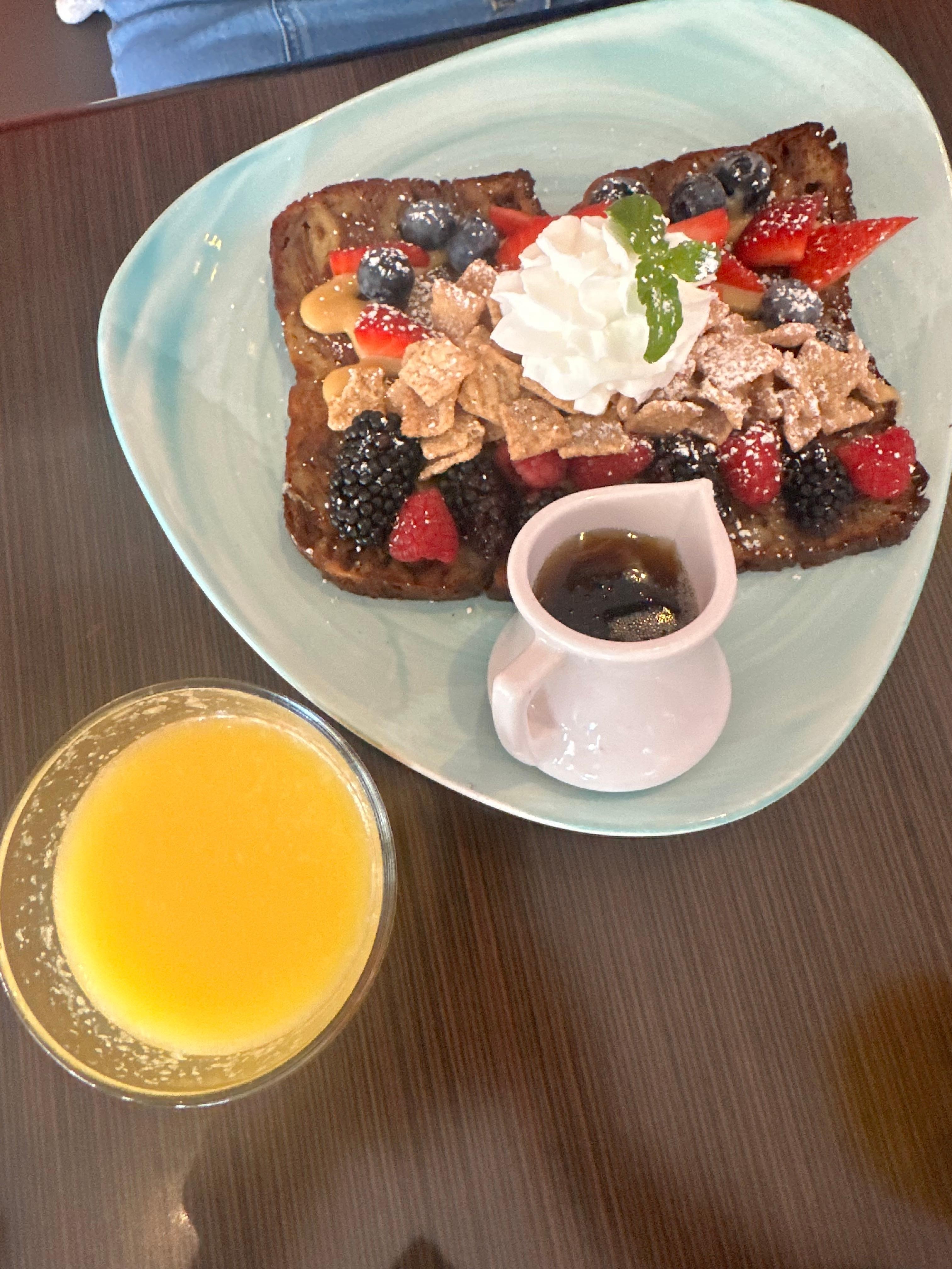 Croissant French toast 