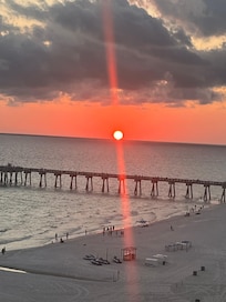 Sunsets were beautiful.