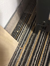 Not vacuumed