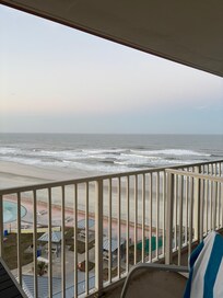 Off our balcony. 8th floor