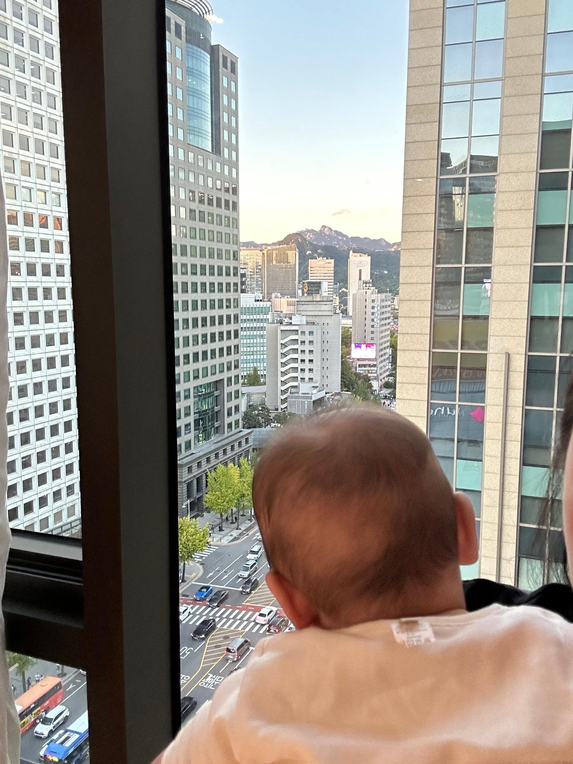 View from the hotel window