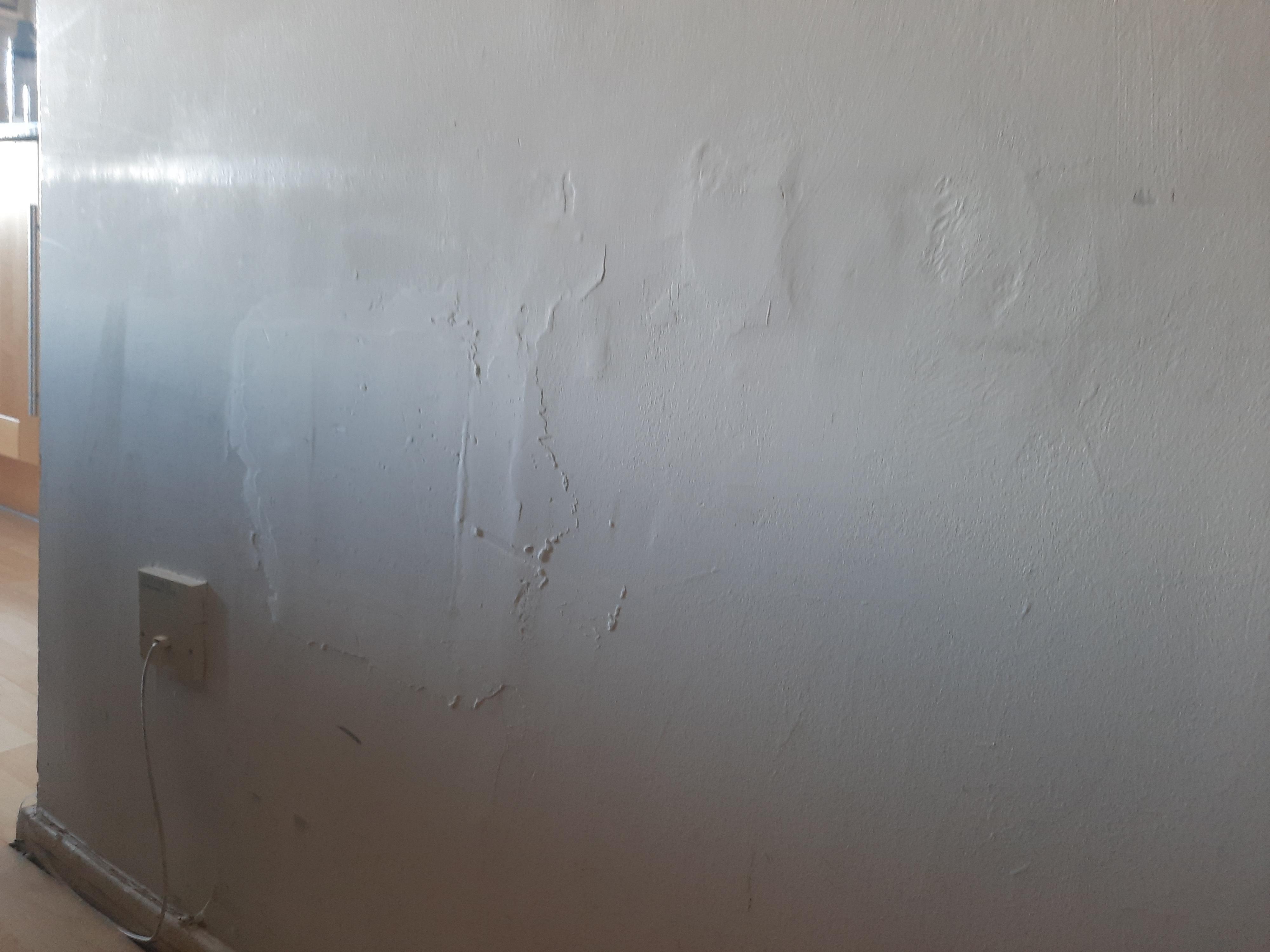 Drywall job in the living room