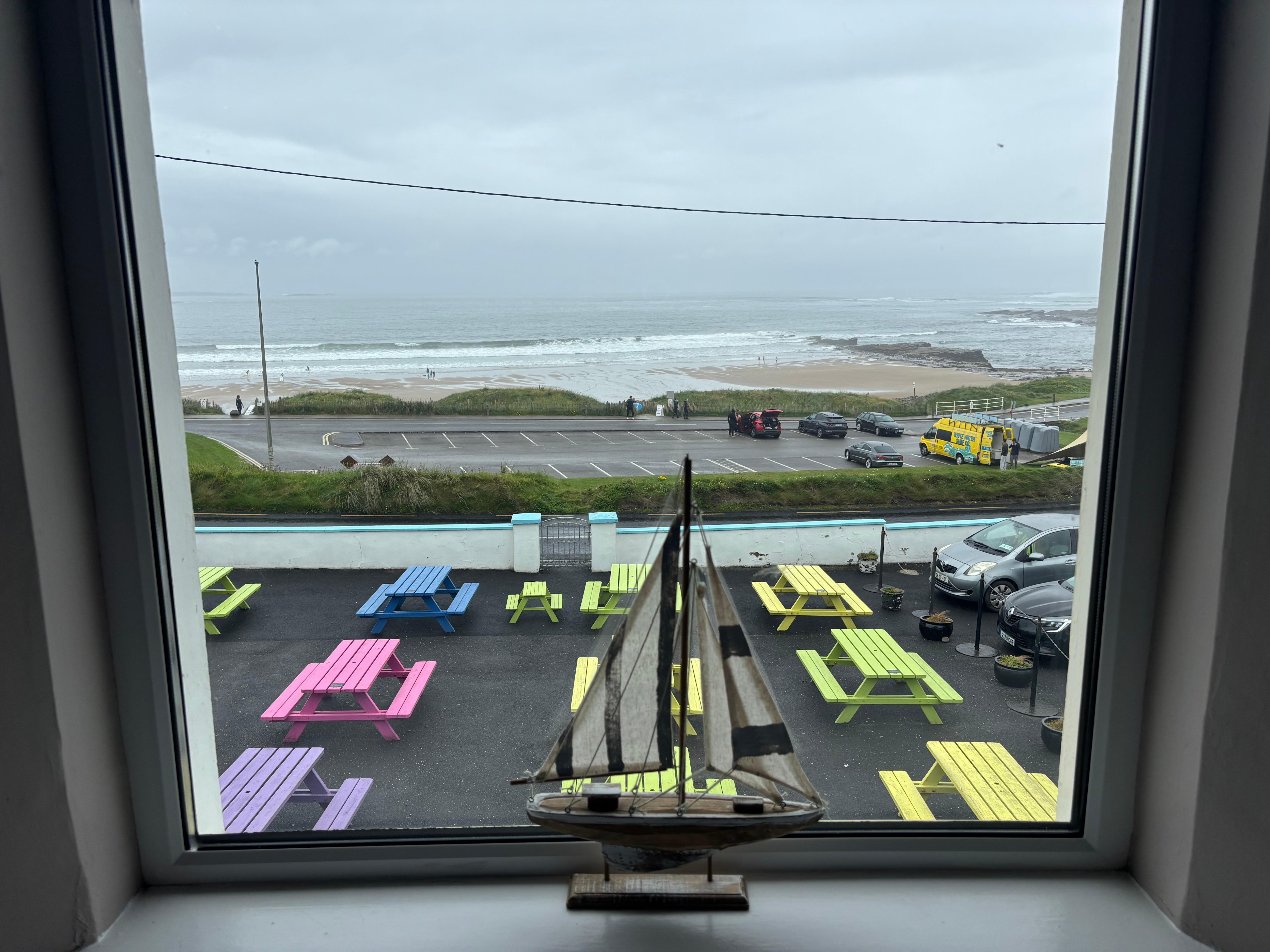 View from our room. 