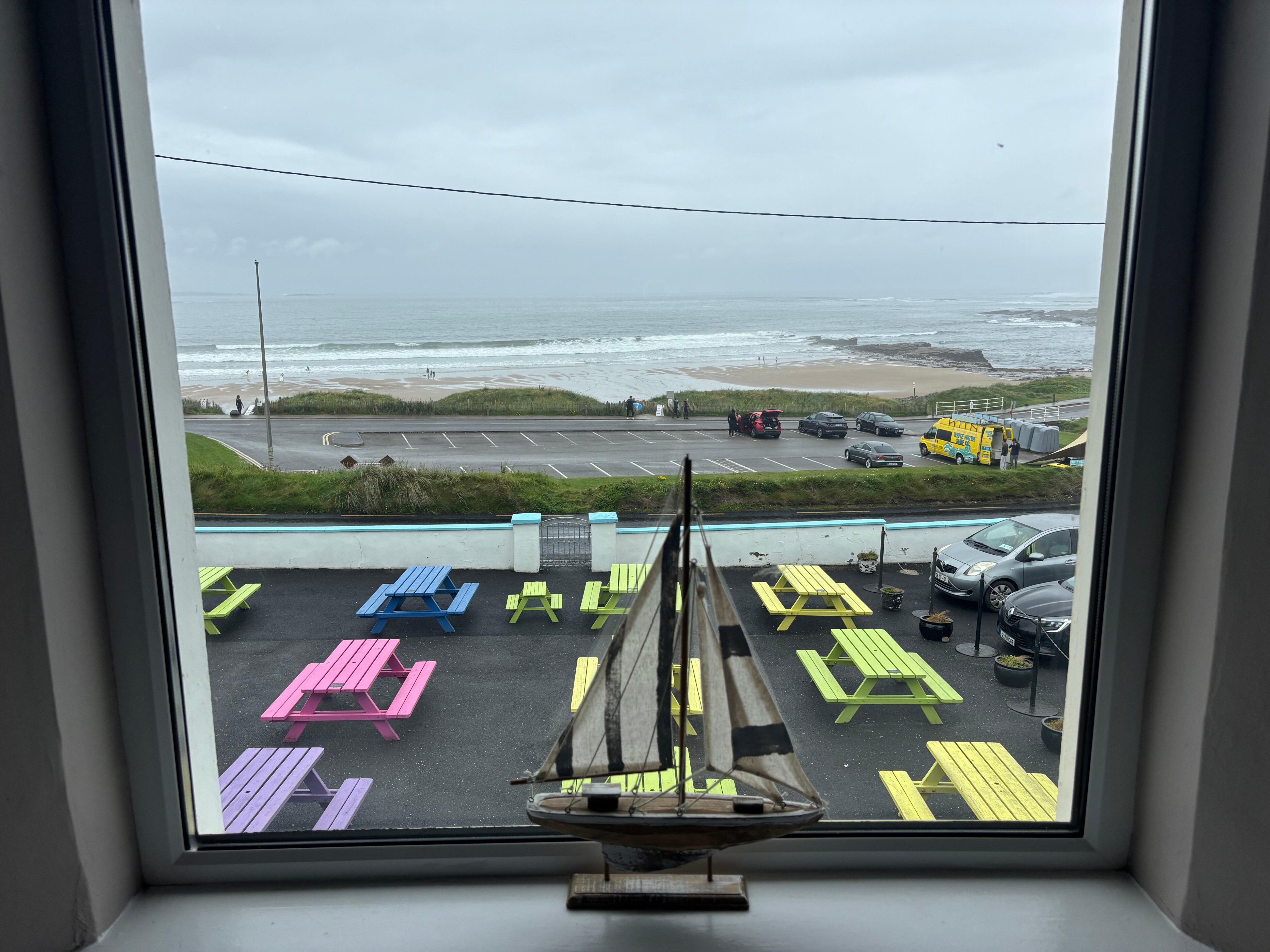 View from our room. 