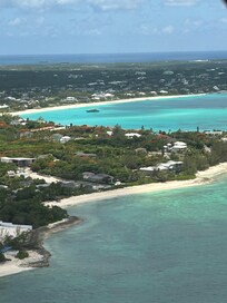 View of Nassau from the plane.