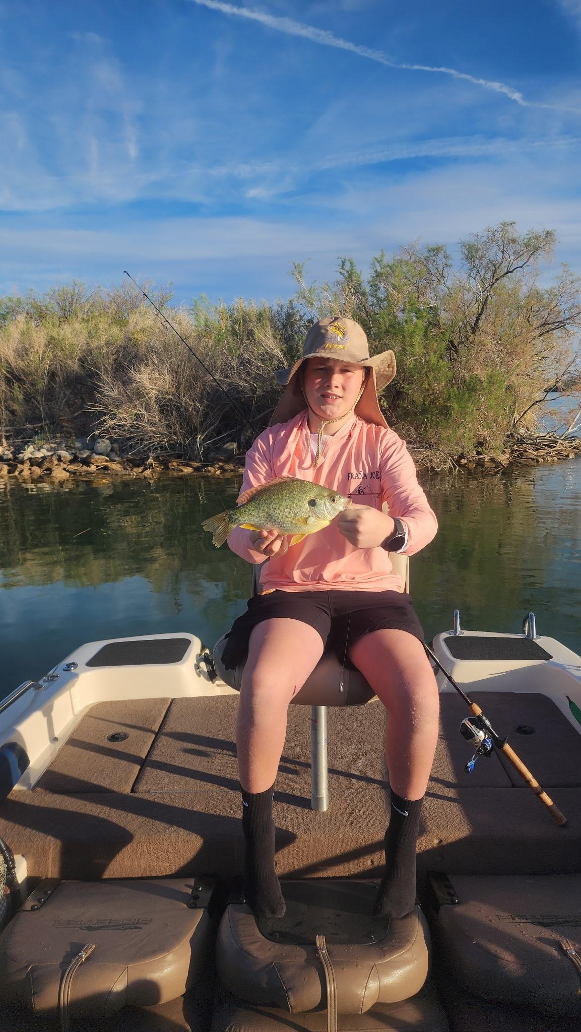 Grandson came to fish!