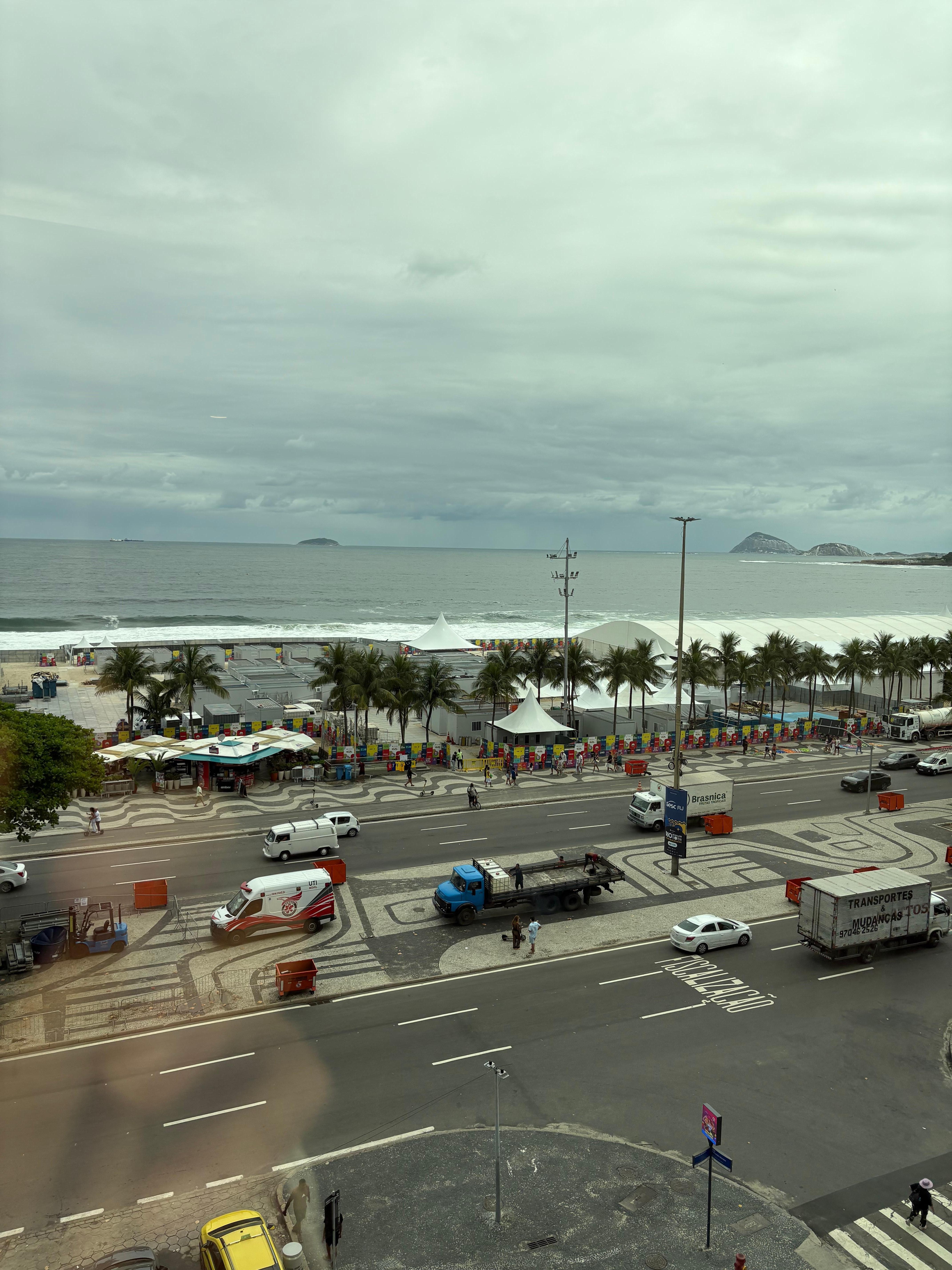 Vista quarto luxo frente mar 