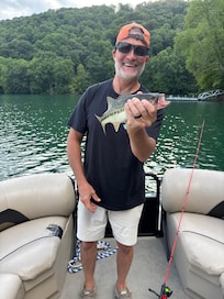 Catching a large mouth!