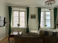 1st floor one bedroom apartment with pull out sofa