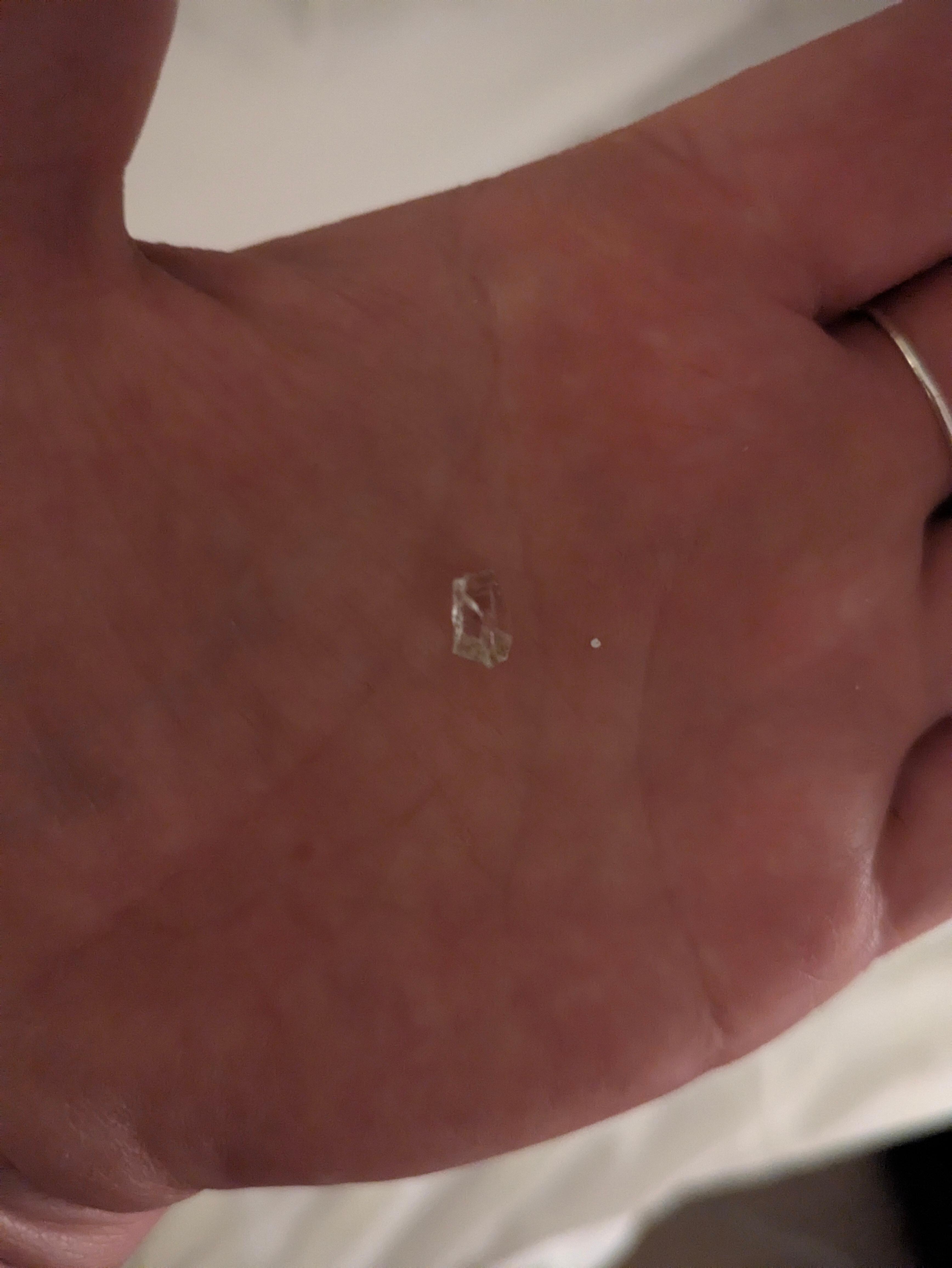 Glass in the floor 