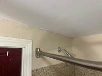 Black areas in bathroom