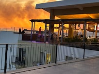 View from the rooftop next to the Sunset Club