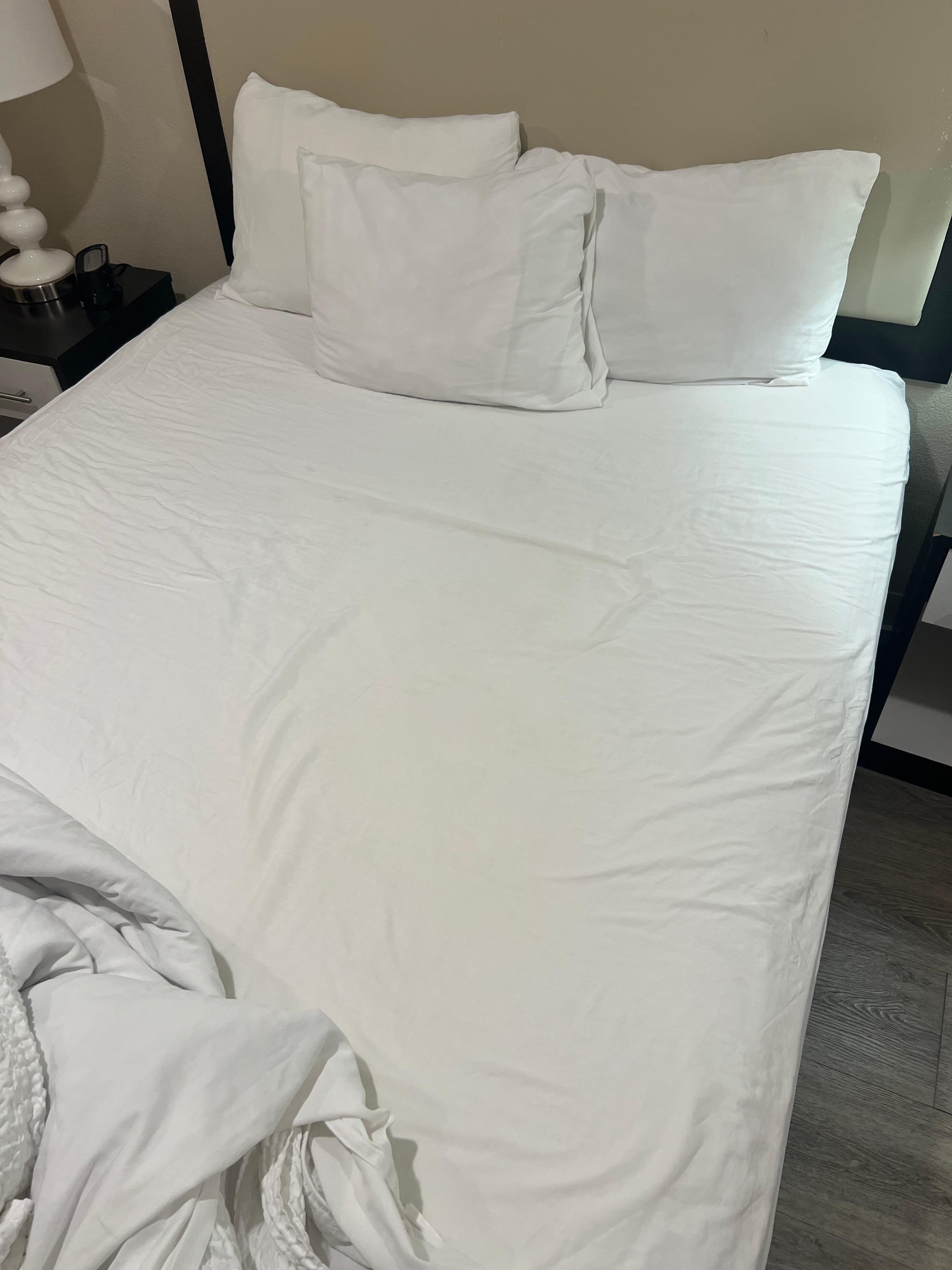 Yellow stain on bed