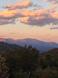 View from the deck at sunset.