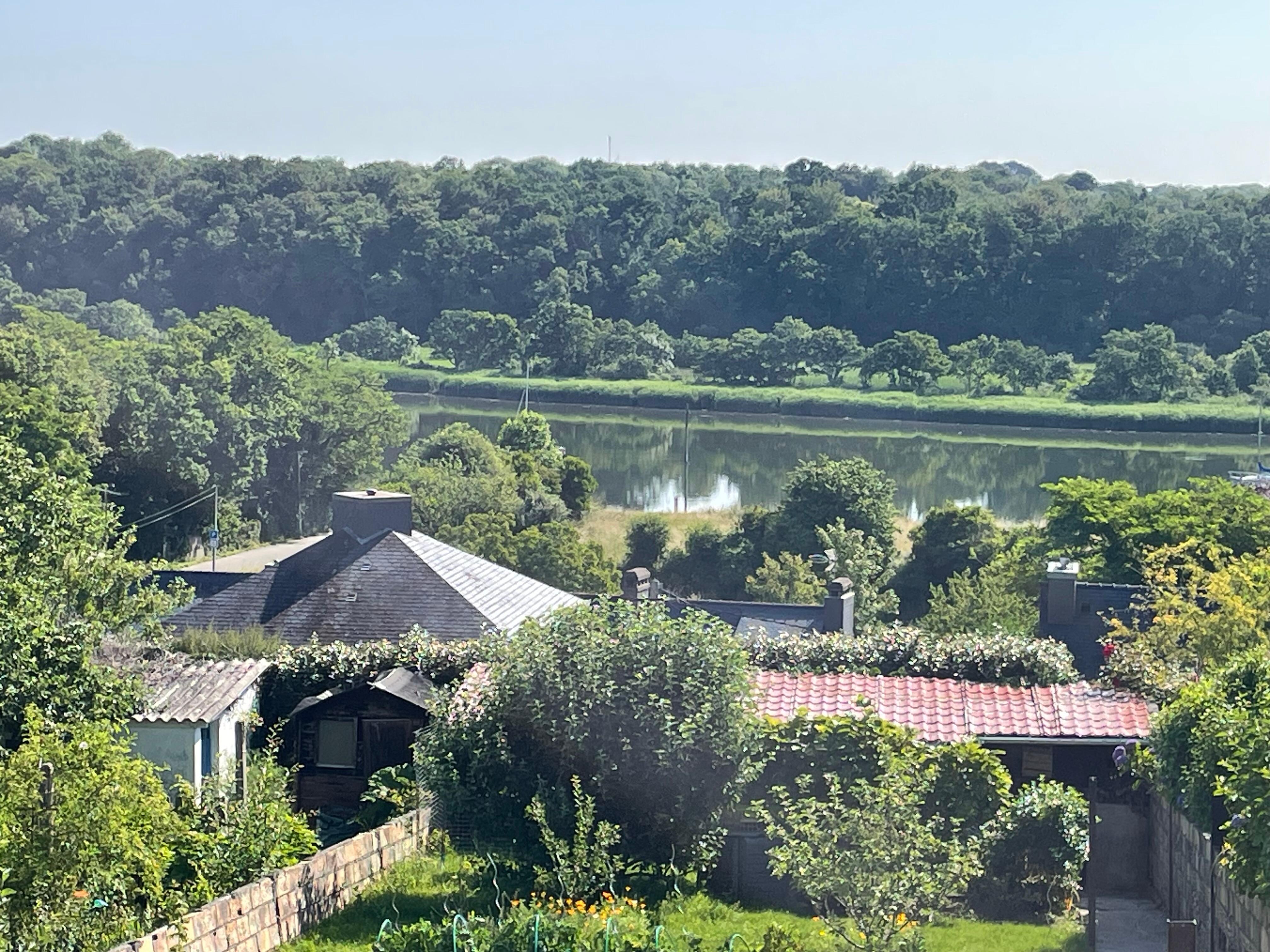 Blick von der Terrasse auf den Odet