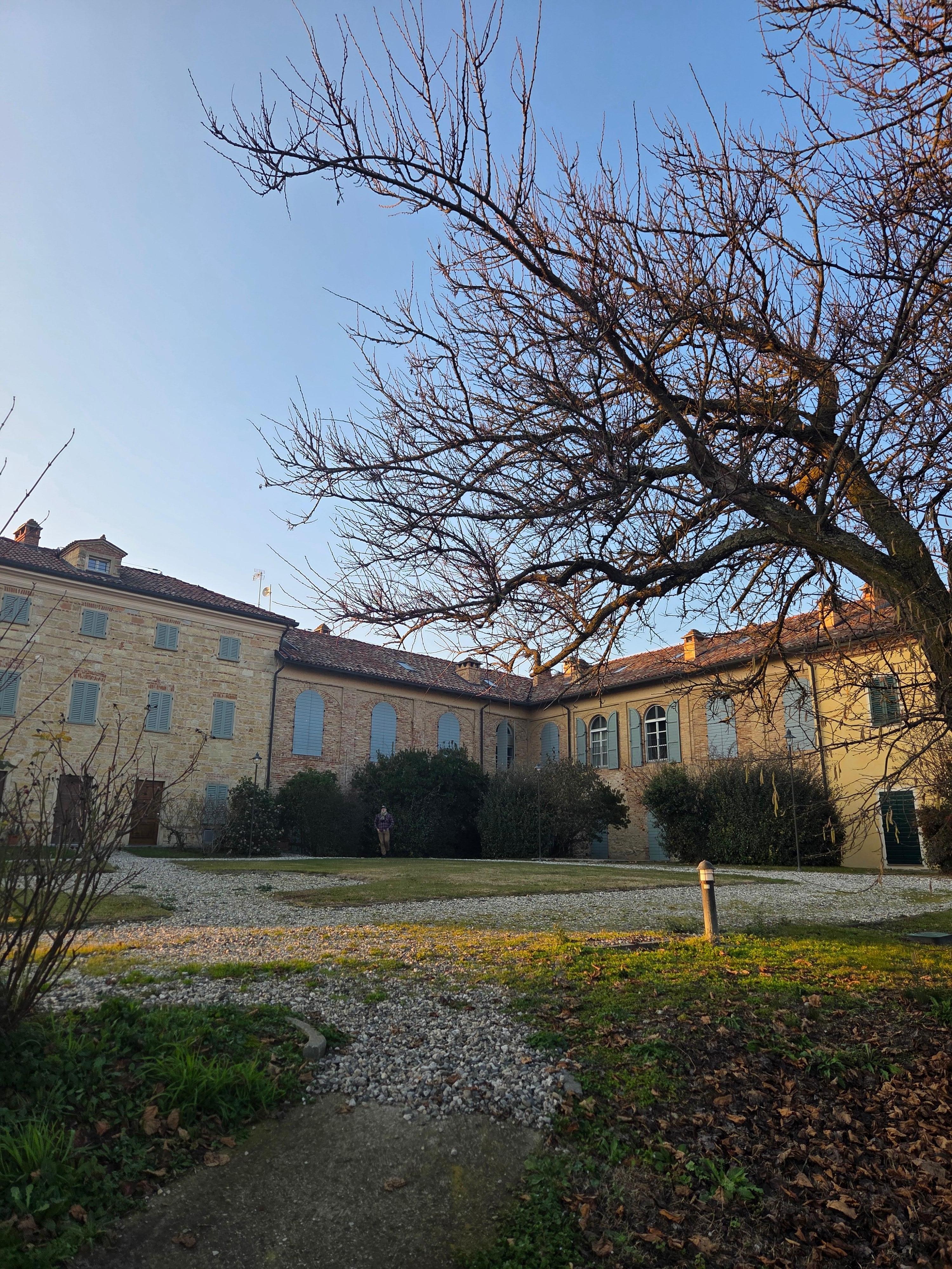 View from parking area