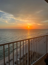 Sunset from the balcony