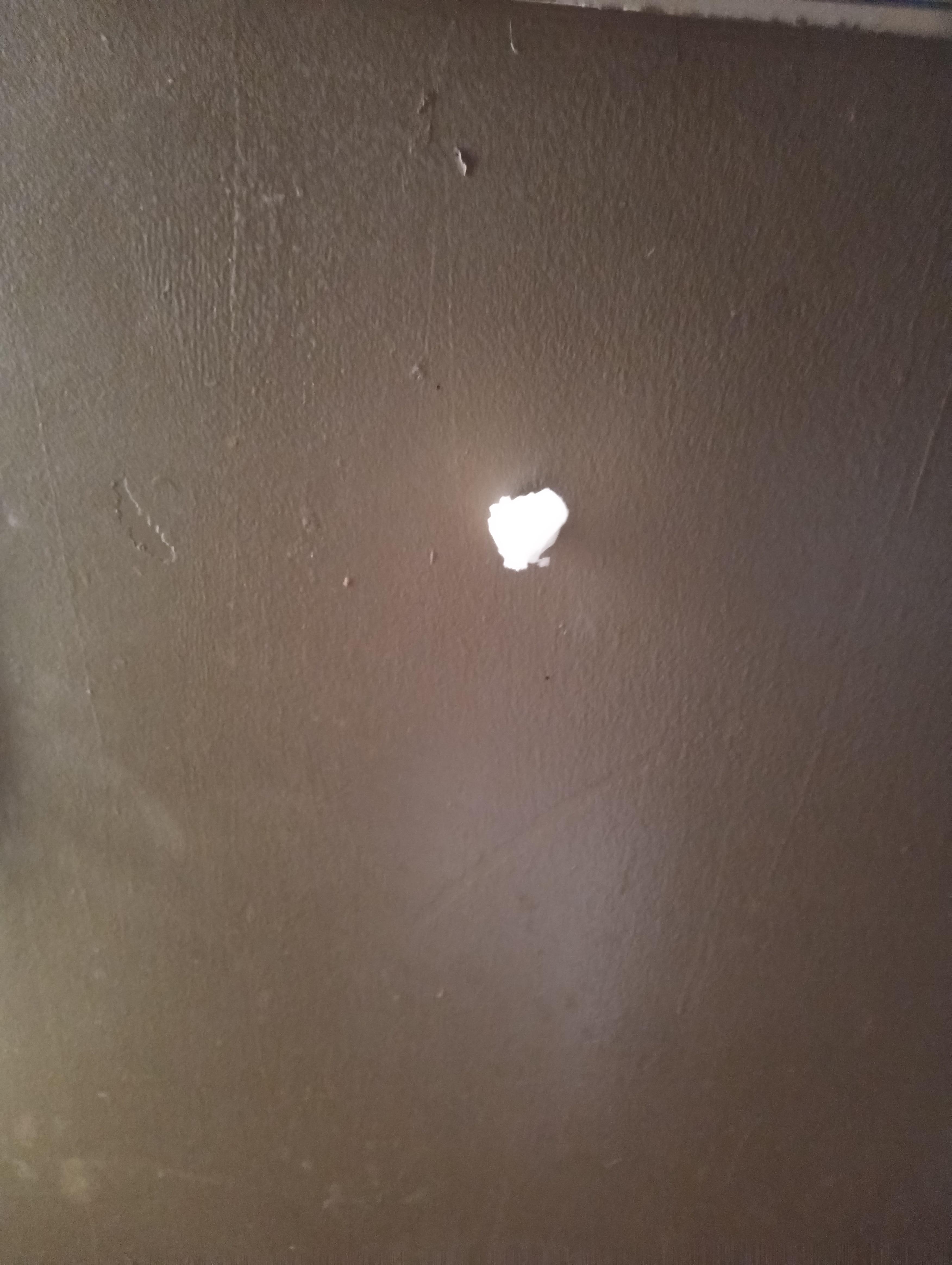 Hole in door