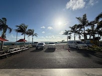 Beautiful morning at the entrance