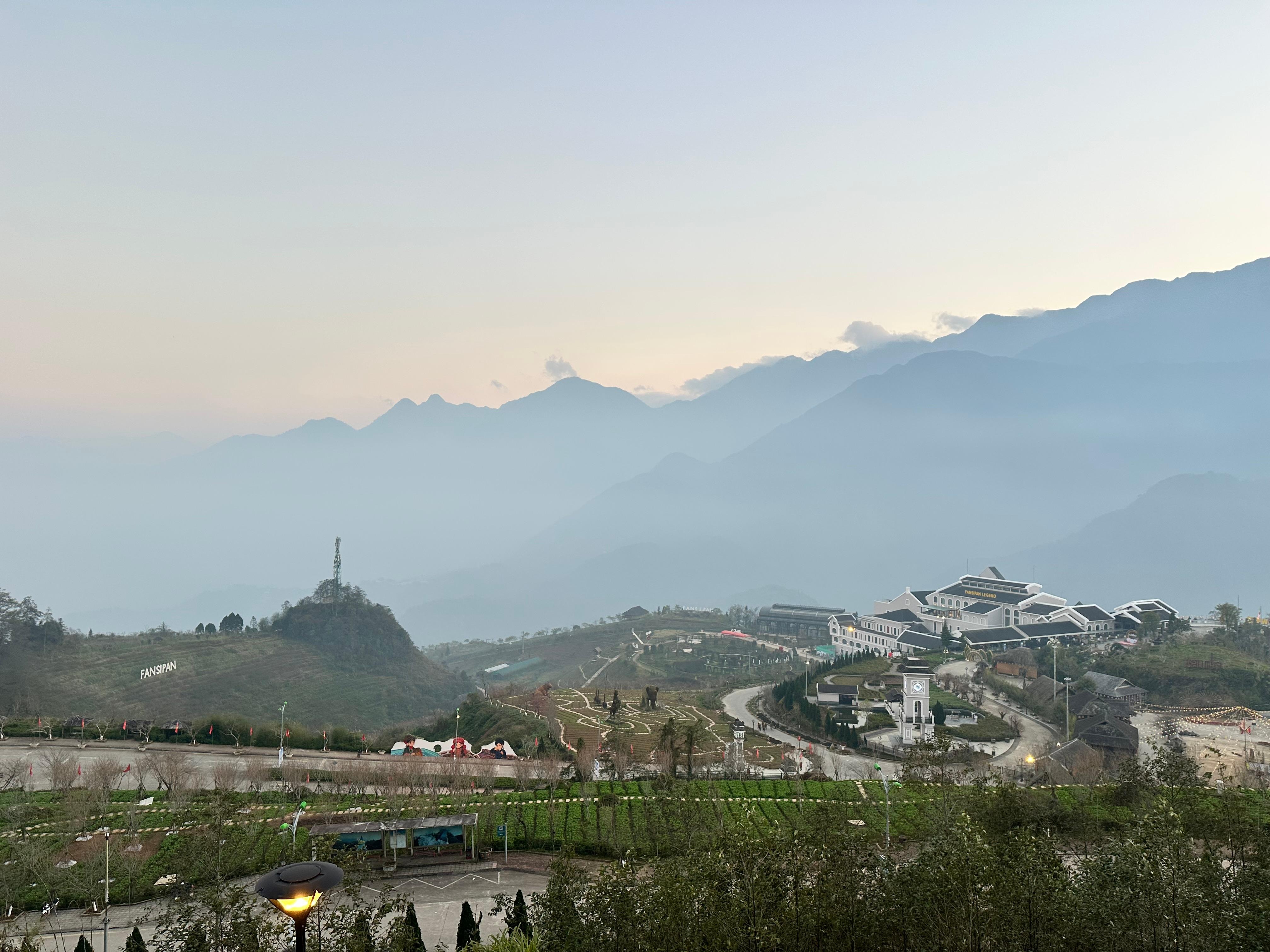 Dinner View of Fansipan