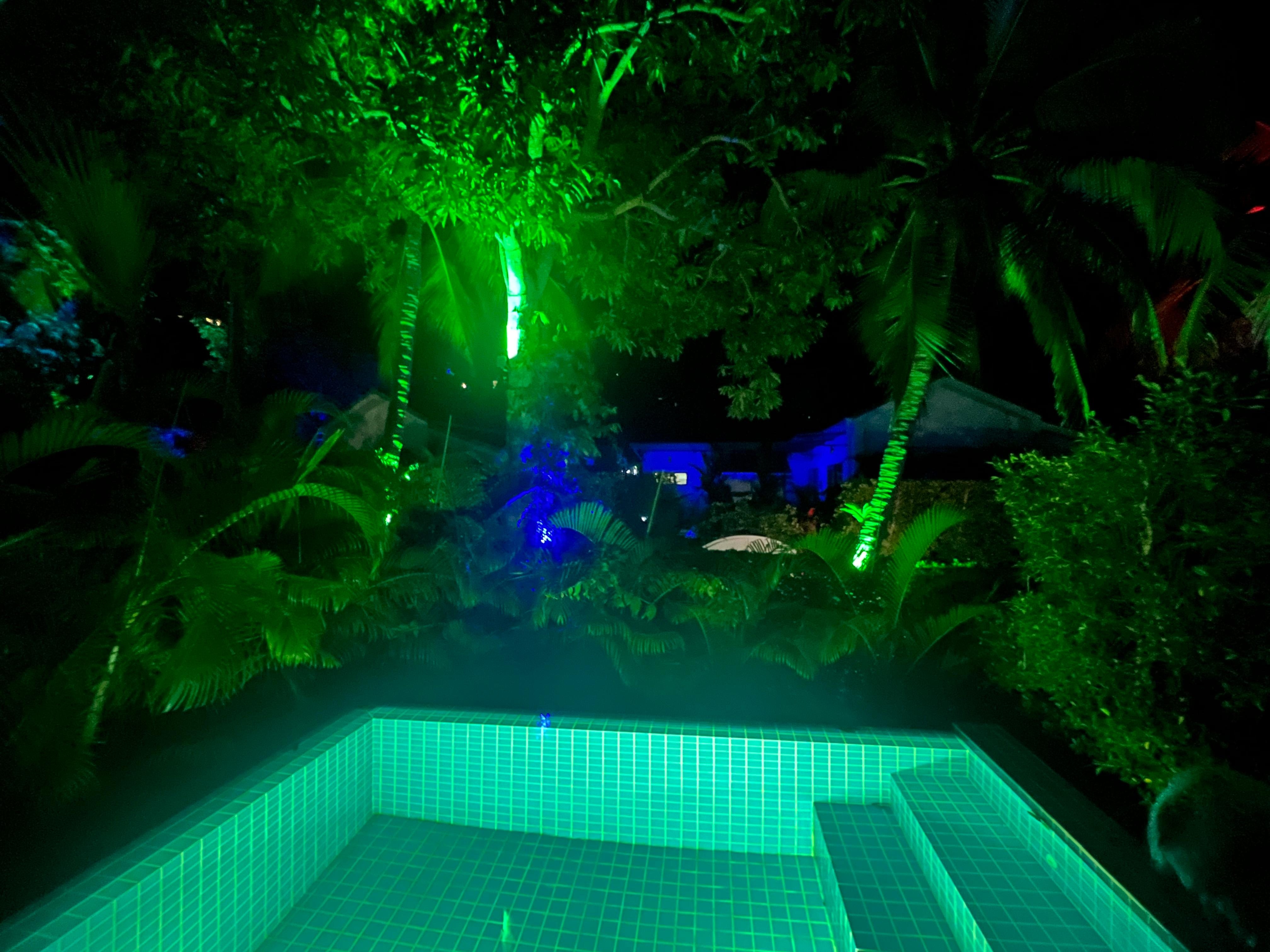 Pool at night 
