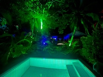 Pool at night