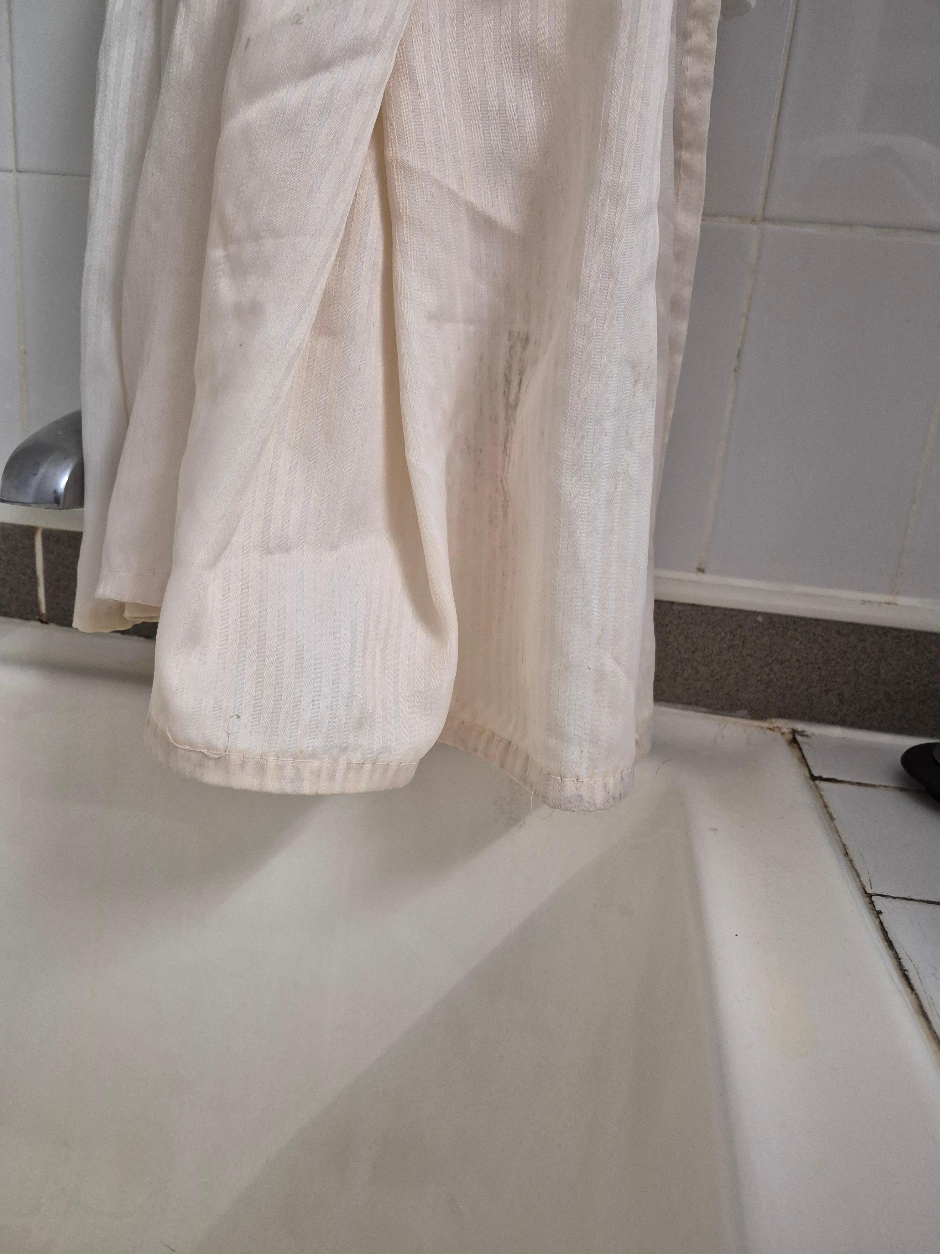 Mould on shower curtain 