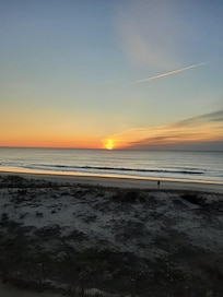 Sunrise from the deck