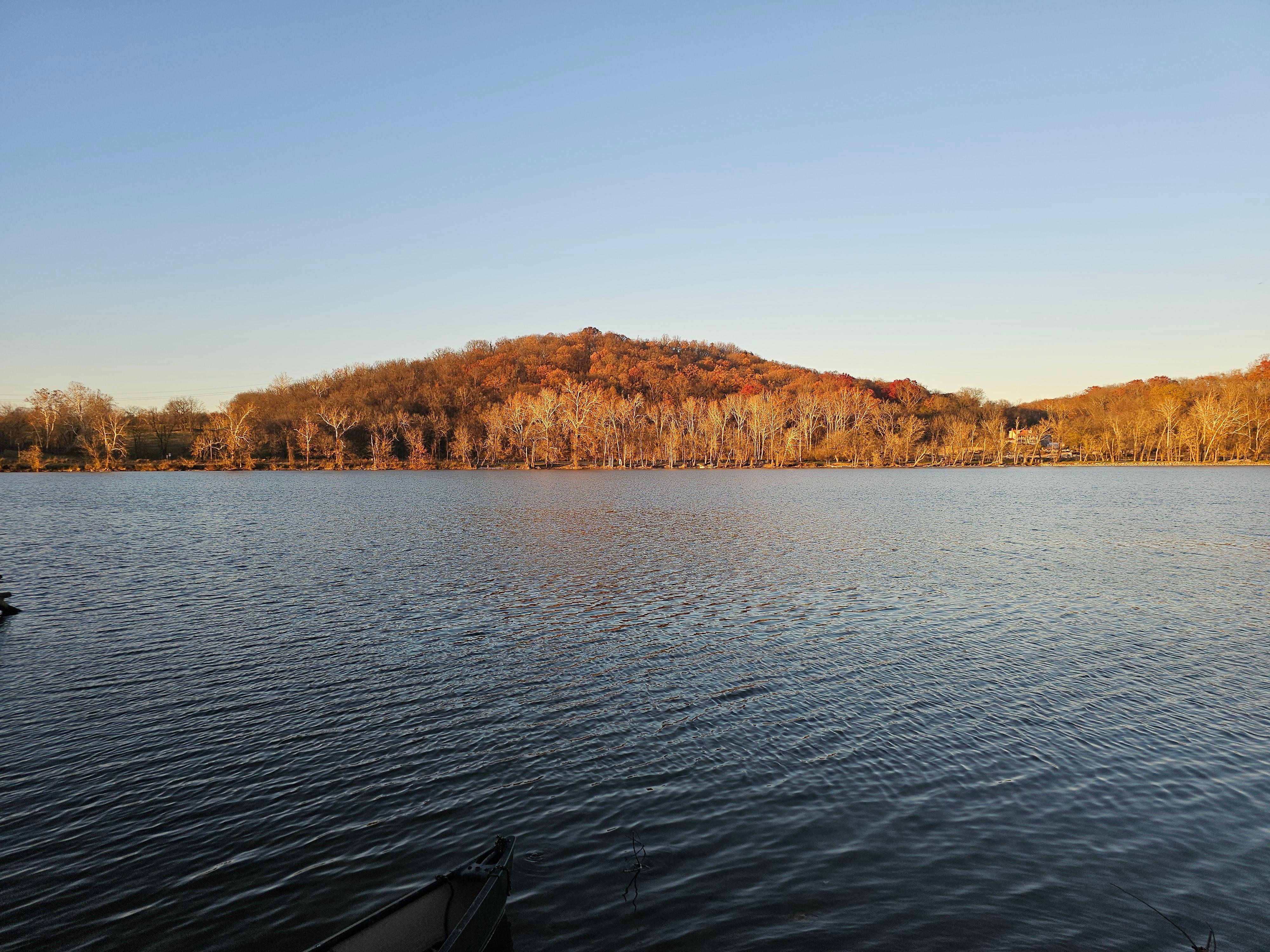 View across the river