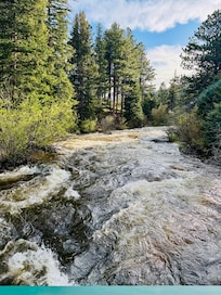 The creek within walking distance