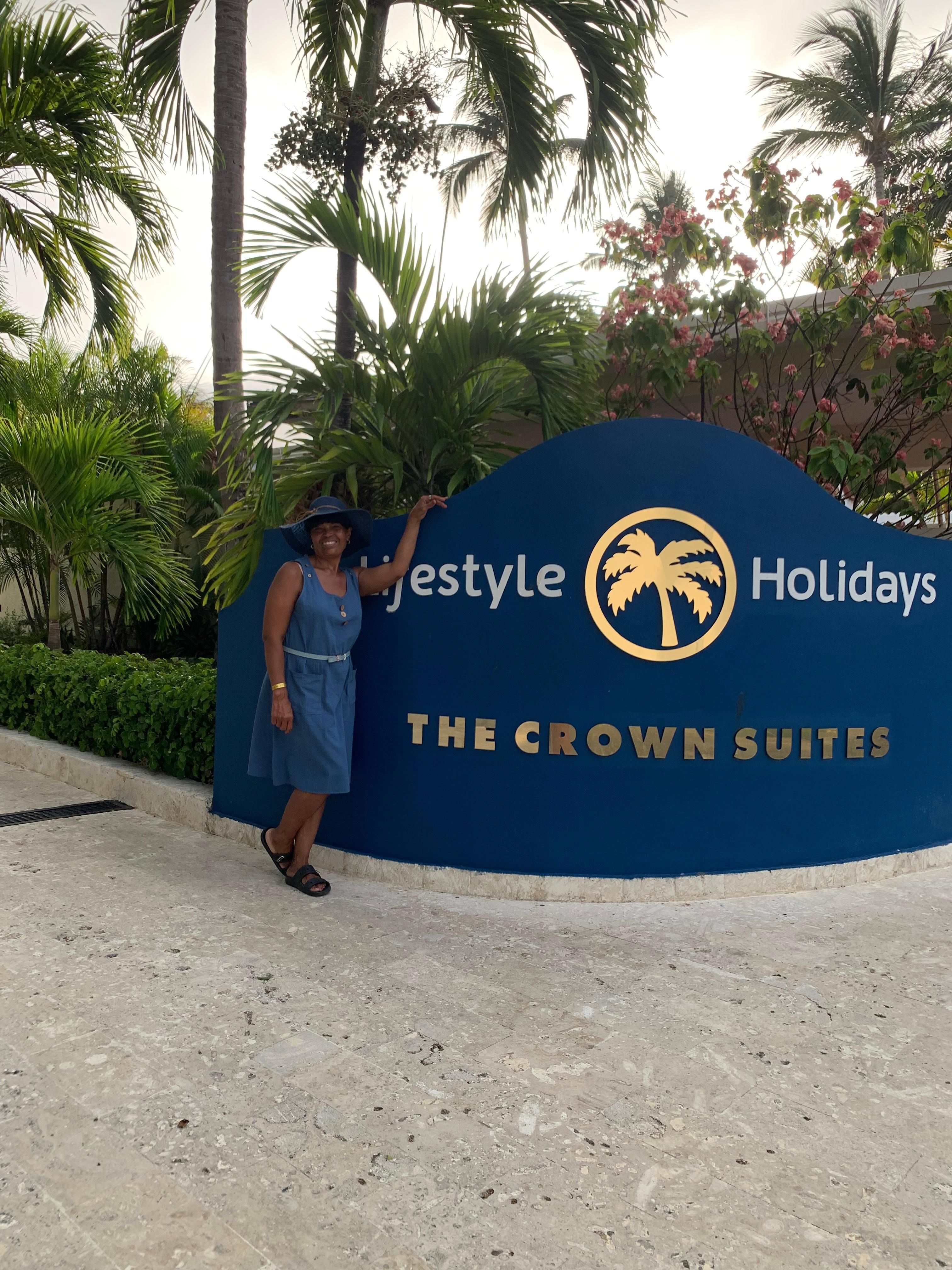 One the main entrance 