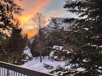 View from our window in the four-plex.