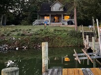 Back of house facing water