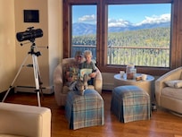 Quiet morning time with grandpa.