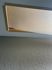 Broken light in the bathroom