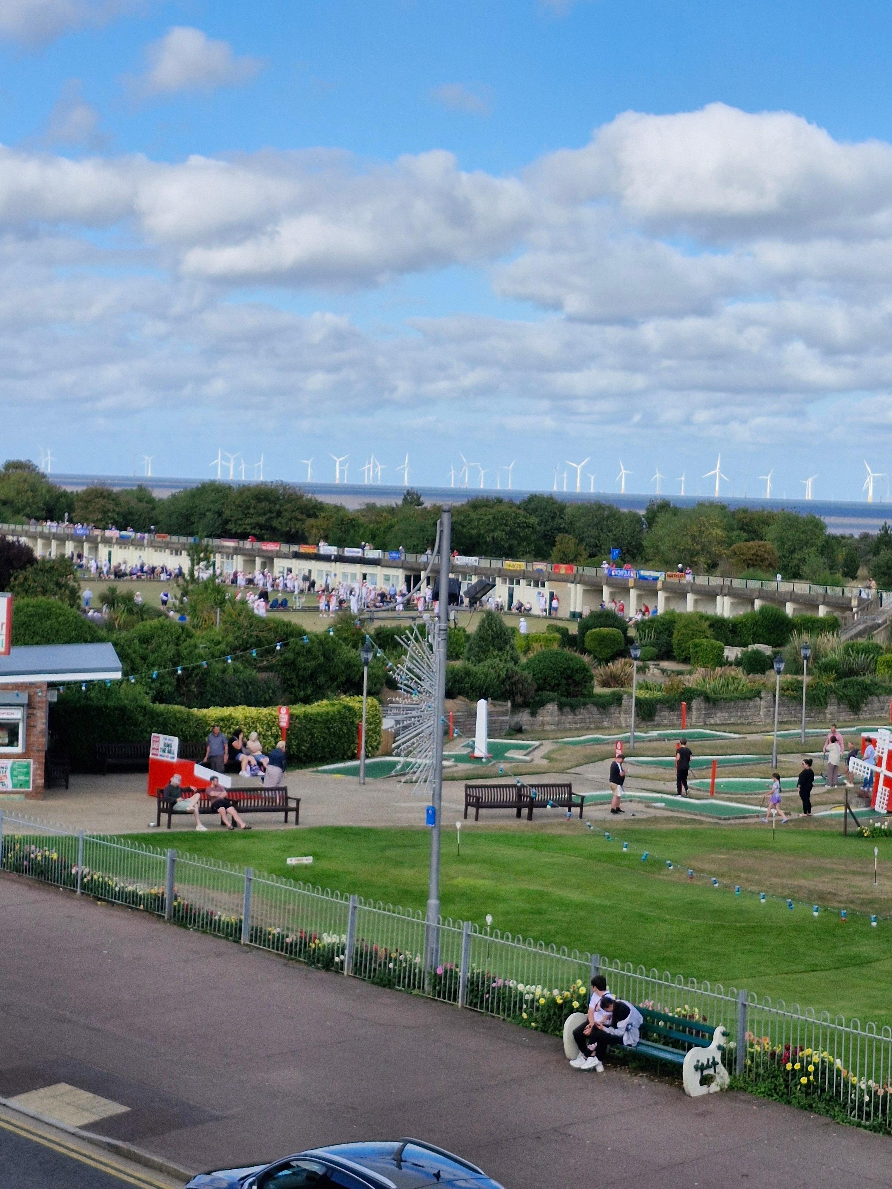 Bowls greens and crazy golf