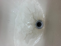 Cracked sink