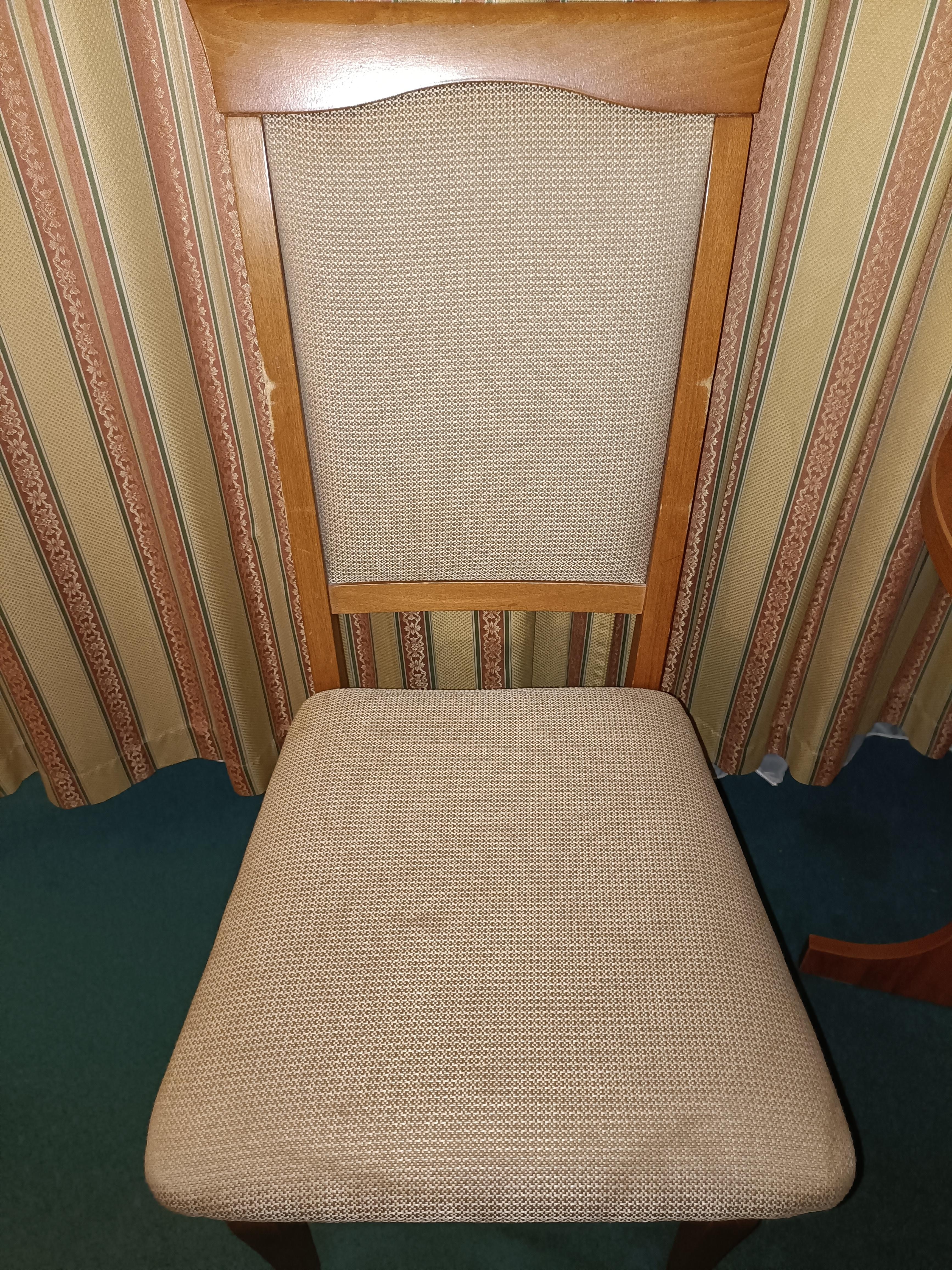 Dirty chairs in the room