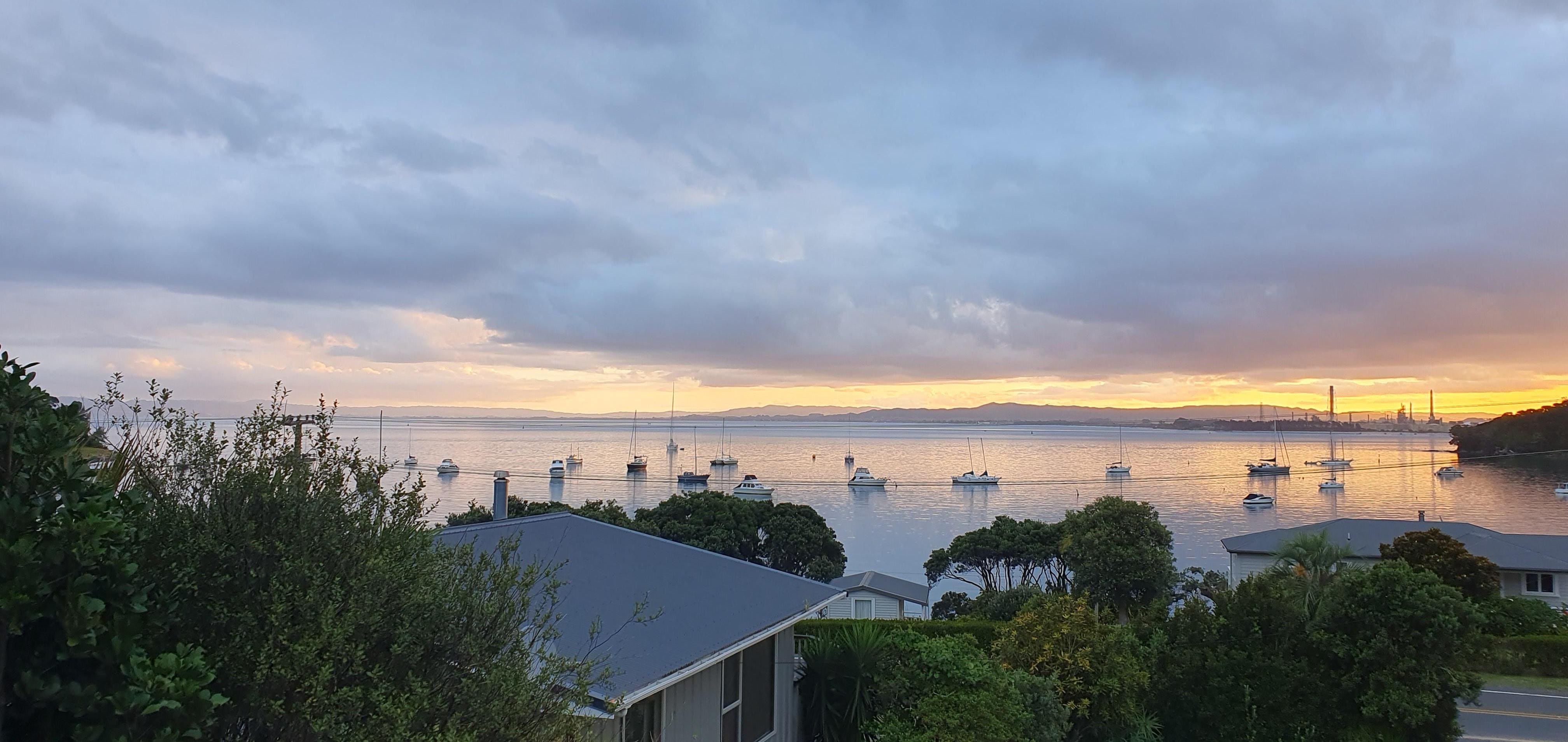 Evening View from the house