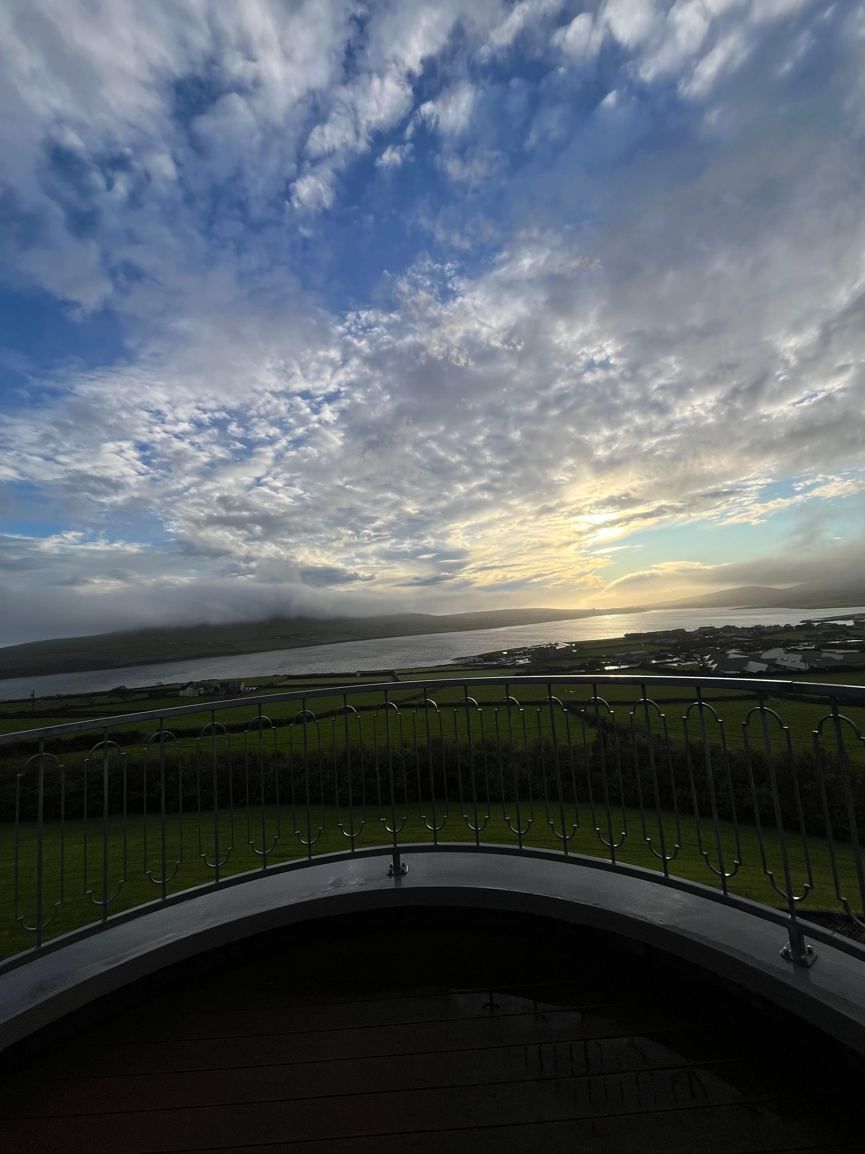 The view from the main bedroom