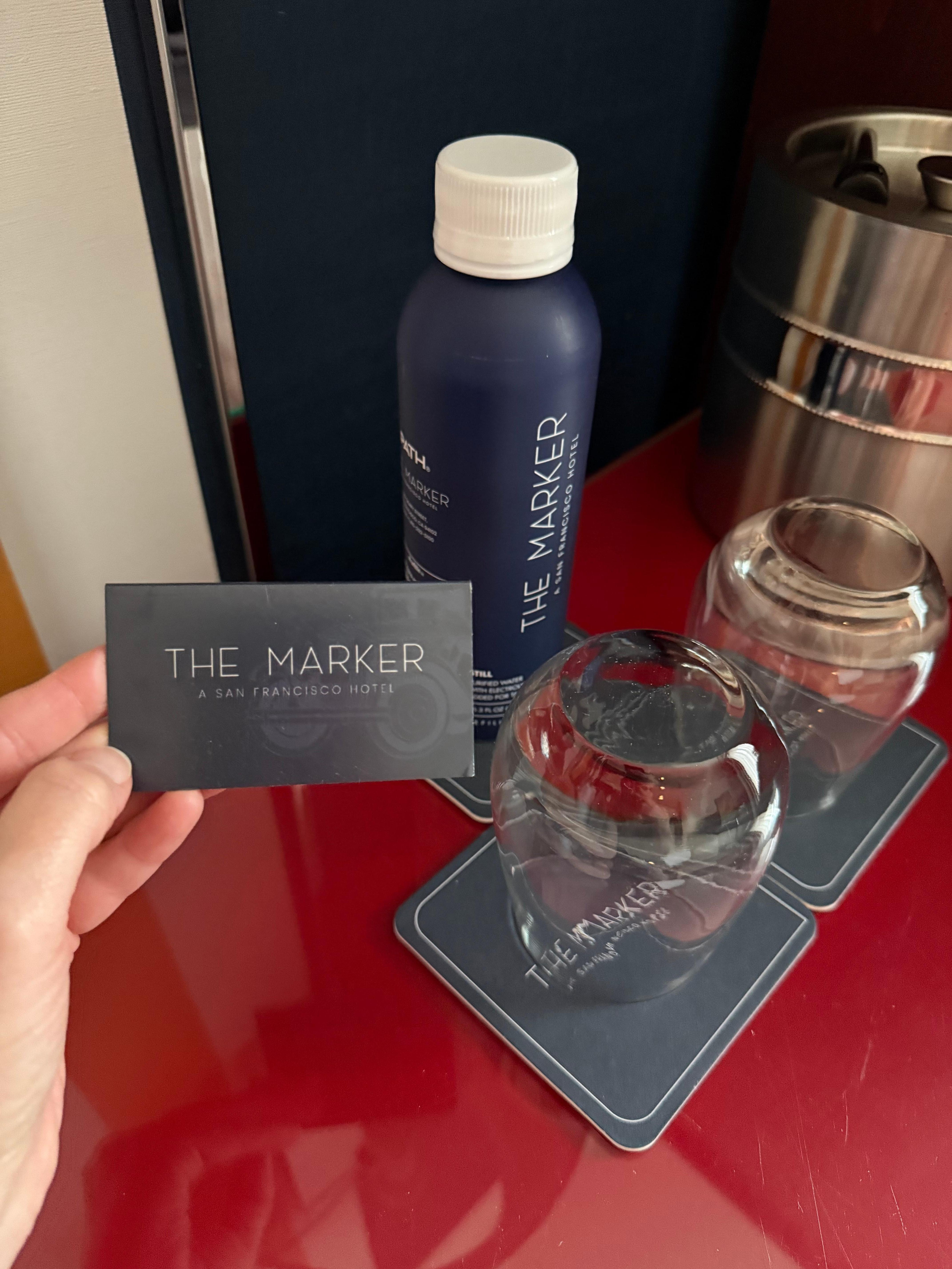 Loved the bonus Marker water bottle. 😃