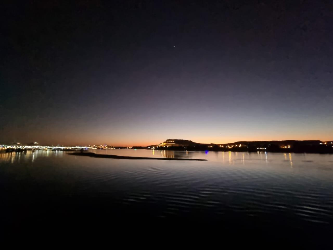 View from my cabin in aswan 