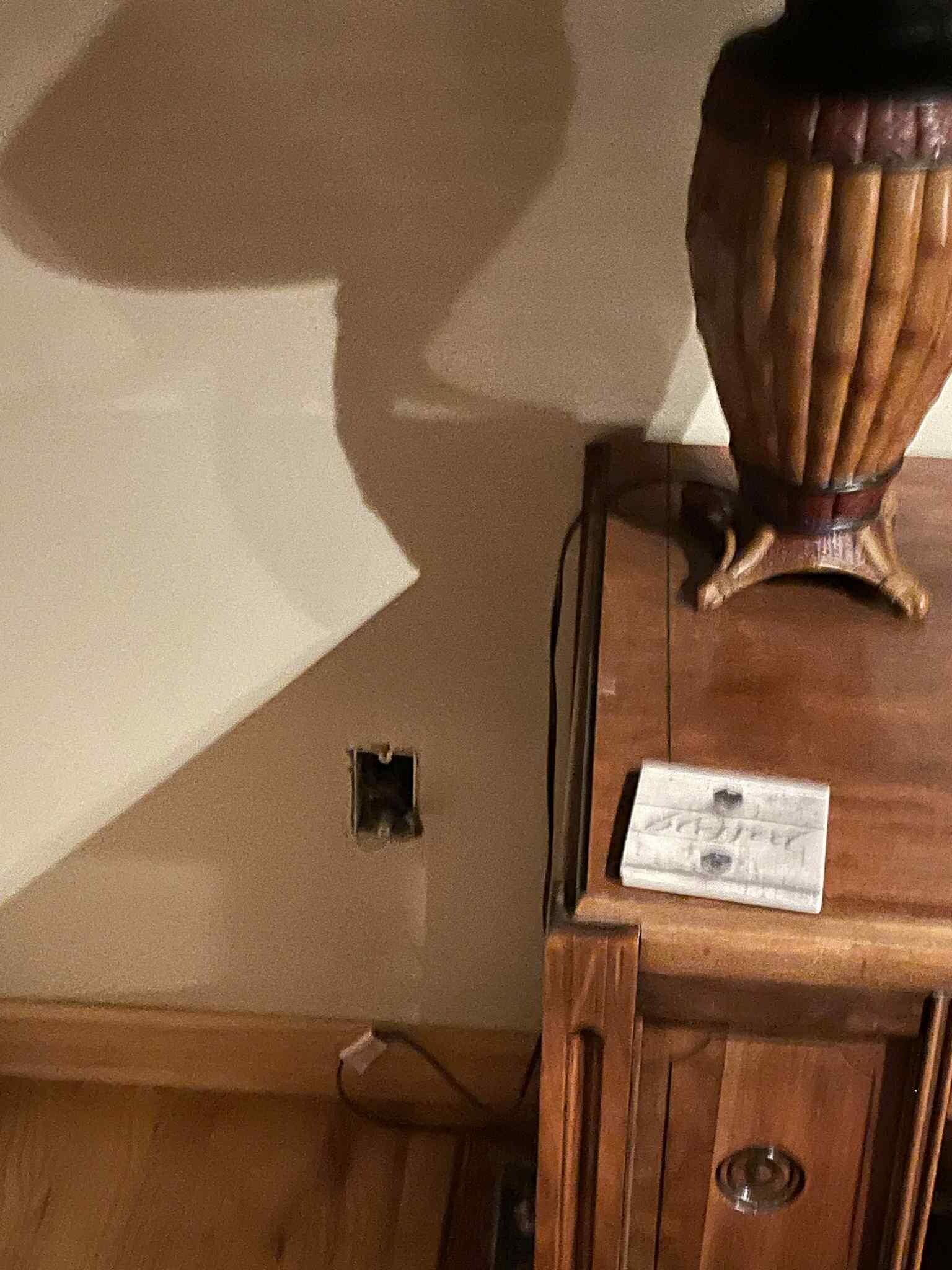Exposed wiring - could have been live?