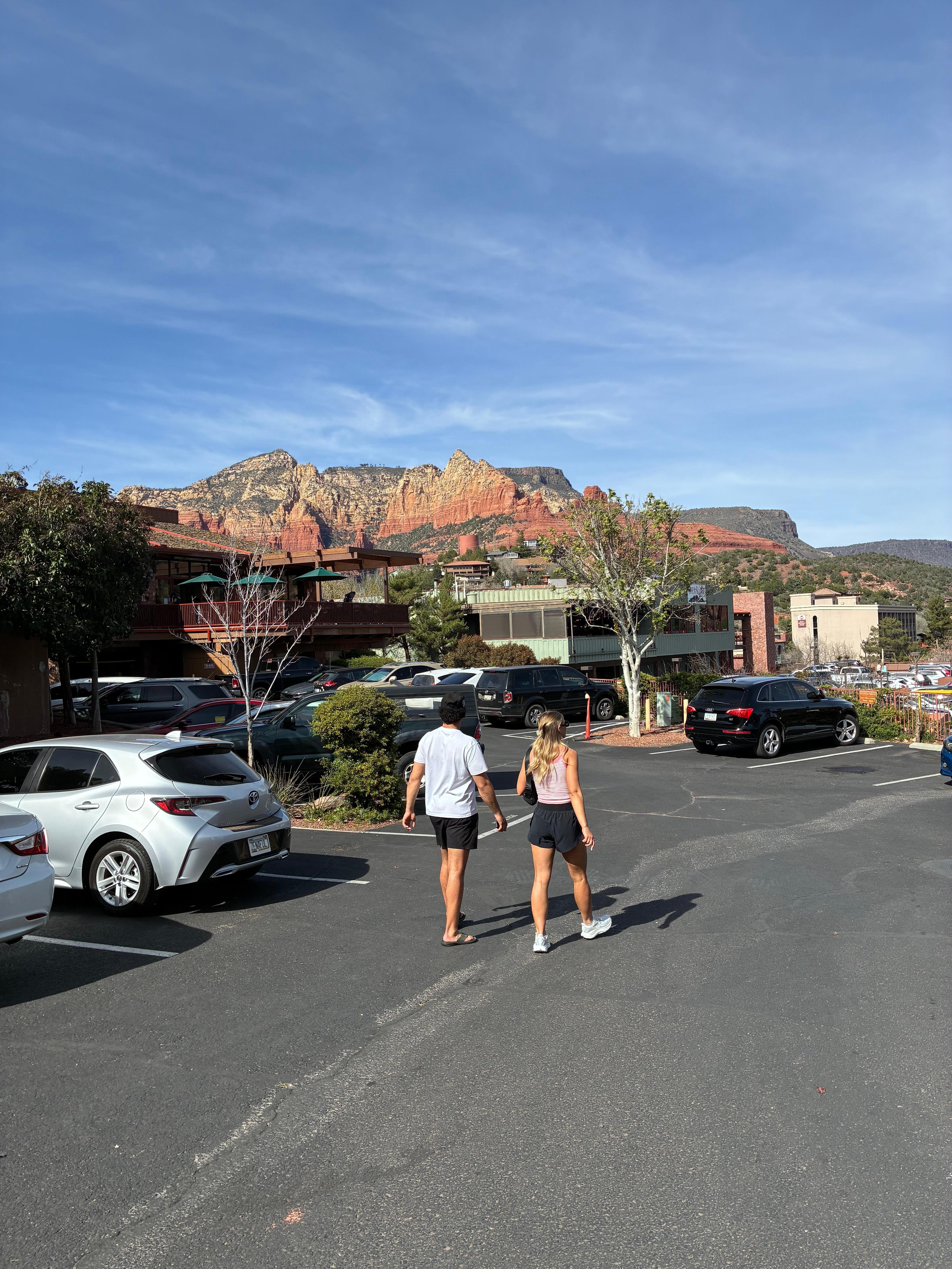 Shopping and eats were only 2 blocks from the house! We could walk everywhere which was so nice with all the crowds from Spring break.