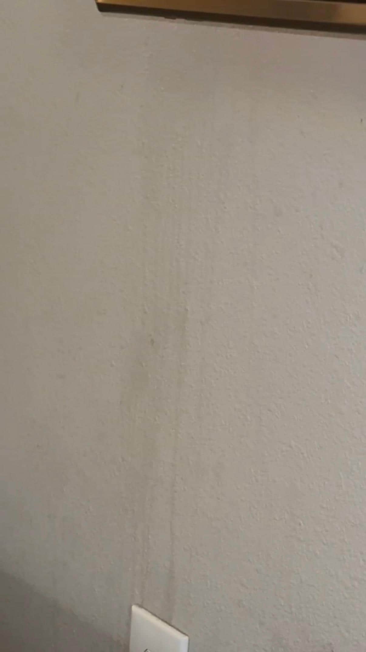 Drips all over the wall